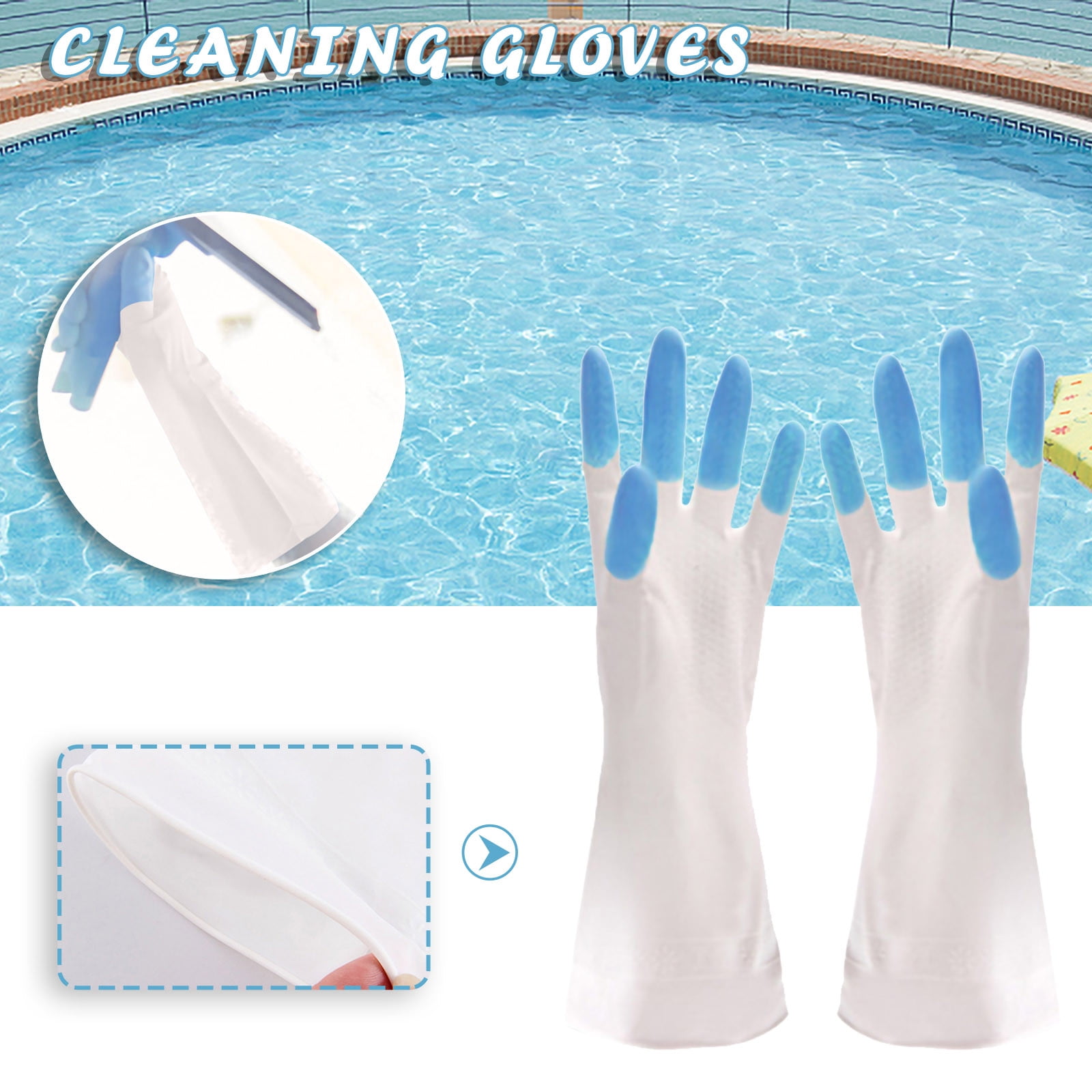 Fjofpr Hot Swimming Pool Cleaning Tools Swimming Pool Cleaning Gloves