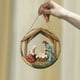 thumbnail image 1 of Xihbxyly Adornos de Belén, Juego de 7, Decoración Religiosa, Artesanía Intrincada, Establos Rústicos de Madera, Exhibición Navideña, Versátil para Colgar o Colocar Sobre La Mesa, Construcción Durader, 1 of 7