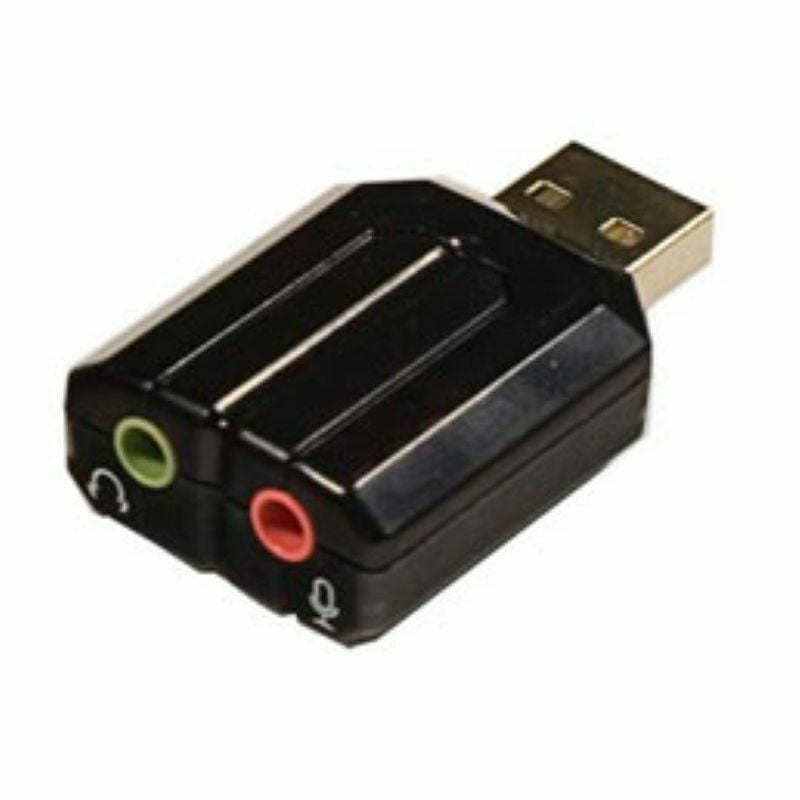 Syba USB Stereo Audio Adapter CMedia Chipset RoHS Online Gaming USB