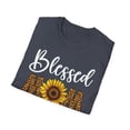 thumbnail image 5 of Blessed Mom, Gildan Unisex Softstyle T-Shirt, Sunflower Graphic Tee, S-3XL, 5 of 5