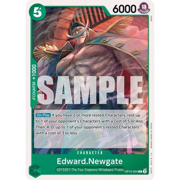 One Piece Royal Blood Common Edward.Newgate OP10-024