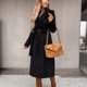 thumbnail image 4 of Puntoco Otoño e Invierno Mujer Casual tops Abrigo Traje de manga larga Cuello Rebeca sólida Botones Nizi Abrigo tops Rompevientos Liquidación Puntoco Puntoco-2353, 4 of 8