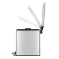 thumbnail image 4 of Bote de basura Hometrends Modelo con Pedal Color Metal rectangular 10 Litros, 4 of 4