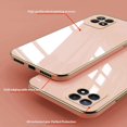 thumbnail image 3 of Compatible with Realme Narzo 50 Case Silicone Shockproof Realme Narzo 50 4G Phone Case Anti-Scratch Ultra Thin Plating TPU Cases (Pink), 3 of 13