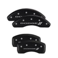 thumbnail image 2 of MGP 4 Caliper Covers Engraved Front & Rear MGP Black finish silver ch Fits select: 2003-2005 DODGE NEON SRT-4, 2 of 6