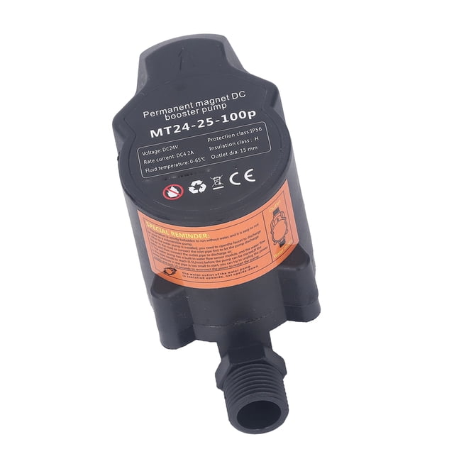 Amplificador De Presión De Agua De Ducha Automático, Enchufe Europeo Multifuncional 100V-240V Ahorro De Energía Imán Permanente Motor Sin Escobillas Elevador De Presión De