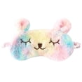 thumbnail image 1 of Coofit Sleep Mask Lovely Plush Cute Elastic Eye Mask Sleeping Blindfold Mask for Home, 1 of 10