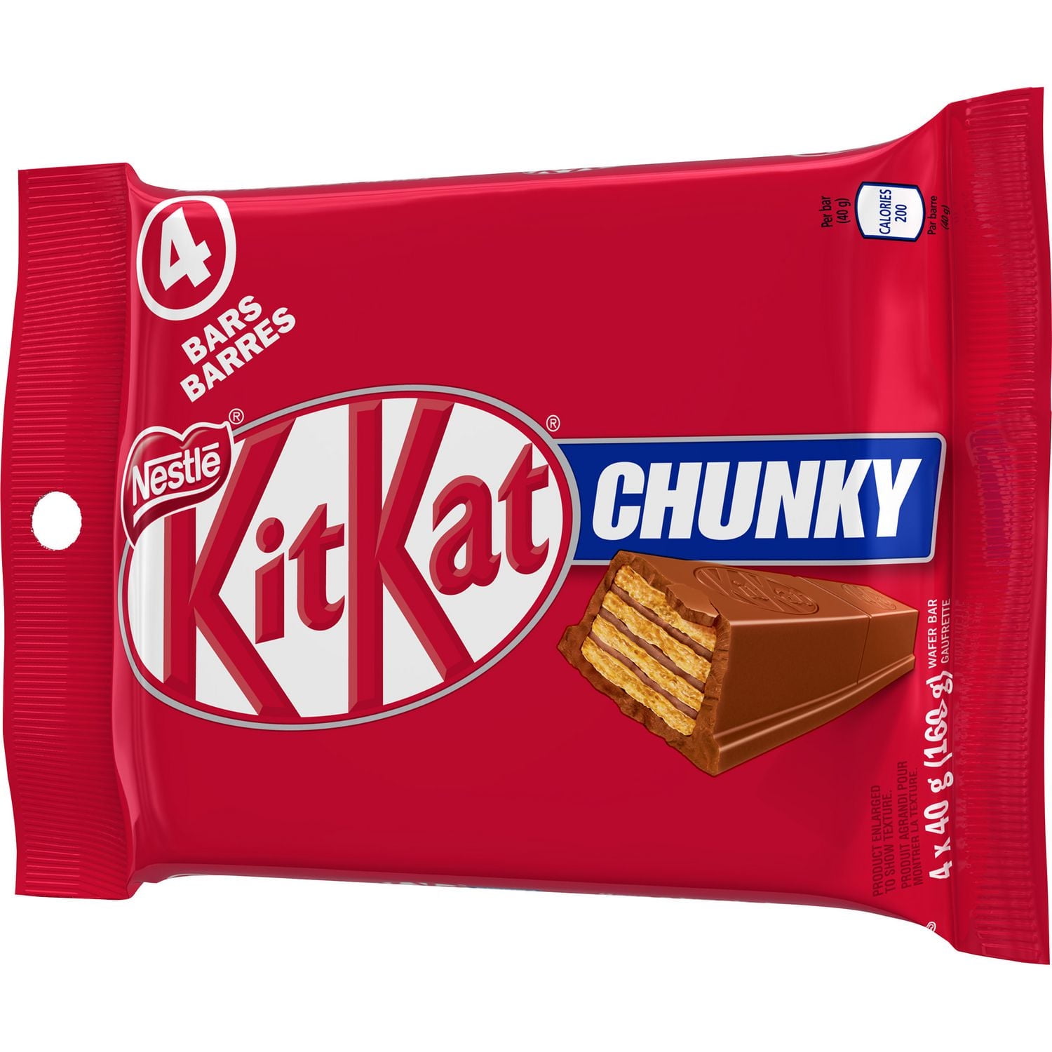 Kit Kat NESTLÉ® KITKAT® Chunky Milk, 4 x 40g