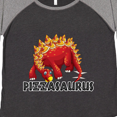 thumbnail image 4 of Inktastic Pizzasaurus Women's Plus Size T-Shirt, 4 of 5