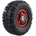 thumbnail image 4 of Red for 1/12 MN82 LC79 MN78 Naughty Dragon Remote Control Car Accessories Metal Upgrade Wheels and Tires, 4 of 6