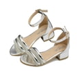 thumbnail image 1 of Sandalia para Niña Wildcat Graduación Salidas Elegantes color Plata 18.5, 1 of 6