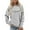 Light Gray, variant on Sonographer Sweatshirts for Women Long Sleeve Crewneck Ultrasound Technologist Sweatshirt Pullover Tops