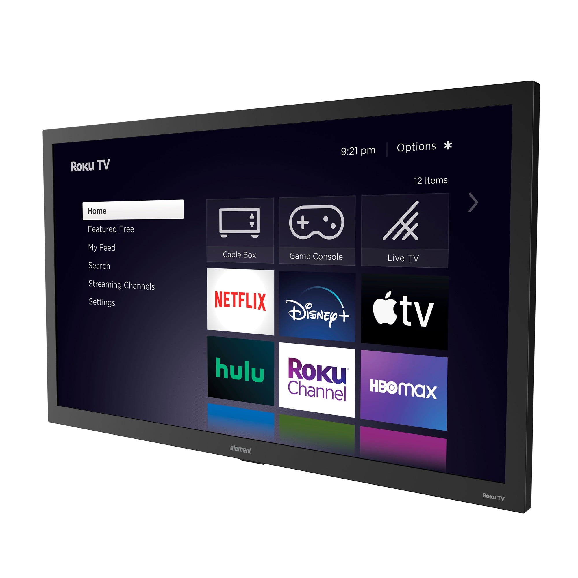 Element Electronics 55 4K UHD Partial Sun Outdoor Roku Smart TV,  Weatherproof (IP55 Rated), Tempered and Anti-Glare Glass (EP400AB55R) 