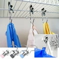 thumbnail image 3 of XMMSWDLA 30 Pack Boot Hanger for Closet, Laundry Hooks with Clips, Boot Holder, Hanging Clips, Portable Multifunctional Hangers Single Clip Space Saving for Jeans, Hats, Tall Boots, Towels, 3 of 6