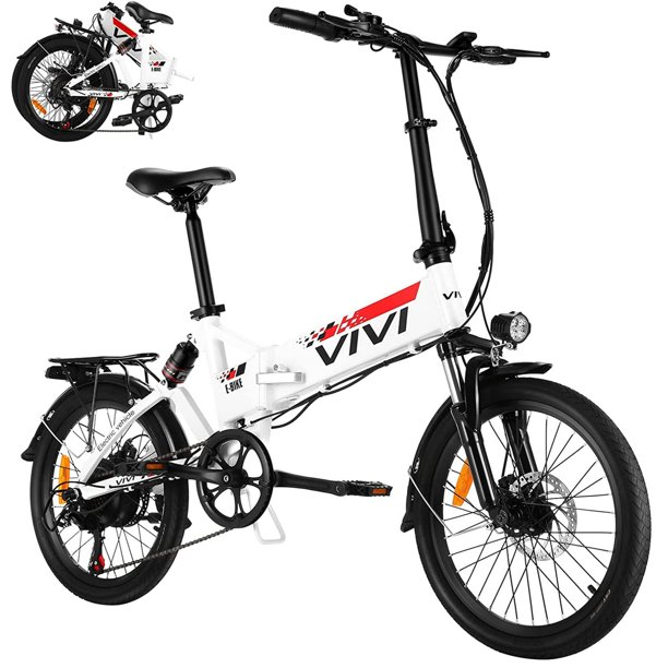 Gocio 500W Folding Electric Bike, 20" Electric Bicycle with Comfortable
