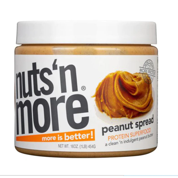 Nuts N More High Protein Peanut Spread Peanut Butter 16 oz Pack of 3