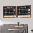 thumbnail image 6 of Wood Framed Calendar Chalkboard Magnetic Blackboard Monthly Weekly Notice Board, 6 of 12