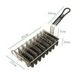 thumbnail image 2 of Deep Fried Basket Stainless Steel Household Restaurant Burrito Basket Kitchen Supplies Tortilla Shaping Basket, 2 of 5