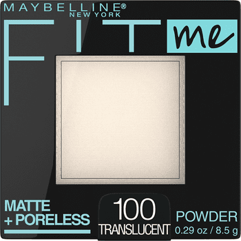 Maybelline Fit Me Matte Poreless Pressed Face Powder Makeup, Translucent, 0.29 oz