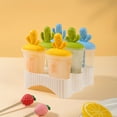 thumbnail image 2 of JOGZMZ Ice-cream Maker, Ice-cream Molds Ice Box Small Household Refrigerator Easy-release Ice-cream Molds With Cover Ice Lattice 6 Hole, 2 of 6