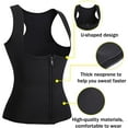 thumbnail image 4 of Womens Sweat Waist Trainer Neoprene Hot Sauna Vest Tummy Control Body Shaper Tank Top for Weight Loss, 4 of 5