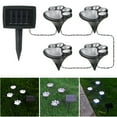 thumbnail image 1 of Luces solares para pasillos exteriores | Iluminación decorativa LED de alto brillo para jardín | Encendido/apagado automático | ABS IP65 impermeable | De anochecer al amanecer | Negro | 1 luz y 1, 1 of 9