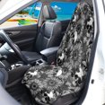 thumbnail image 3 of POLERO Skull Sunflower Car Seat Towel Cover, Terry Cloth Slip Resistant Protector for Suvs, Trucks, Vans and Daily Driving Use, 3 of 7