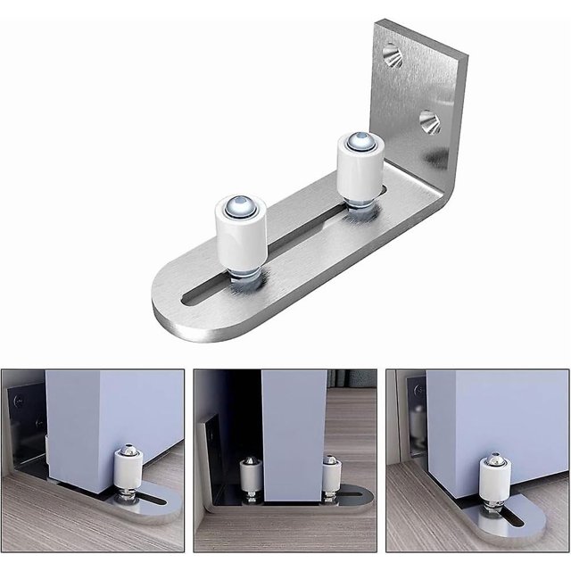 Bearing Guide Floor Guide Sliding Door Guide Door Guide Wall Mount Silver Guide Ball Bearings