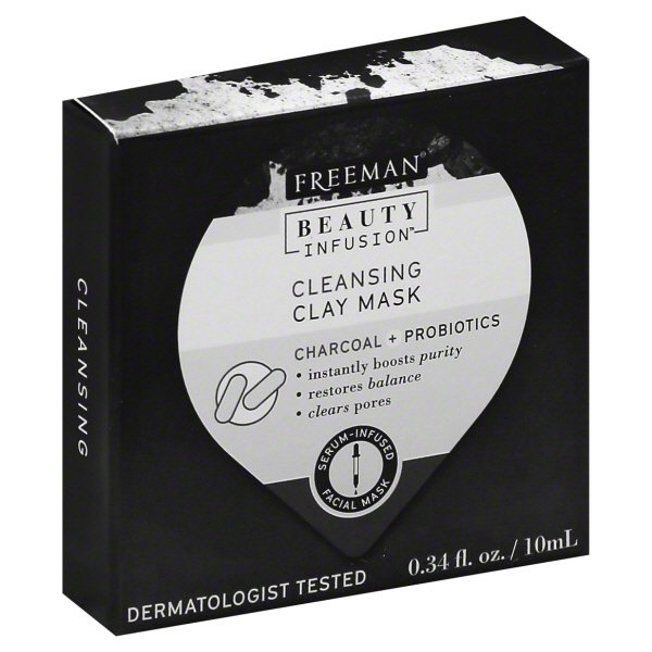 Freeman Charcoal + Probiotics Cleansing Clay Mask, 0.34 fl oz Walmart