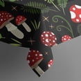 thumbnail image 5 of Red Mushroom Leaf Black Pattern Square Tablecloth,Waterproof Square Table Cover,Wipeable Spillproof Washable Table Cover for Home Kitchen Party Decor 60"x60"(152x152cm), 5 of 6