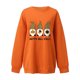 thumbnail image 3 of Blusa holgada de manga larga con estampado de otoño para mujer, suéter informal con cuello redondo, Tops, sudadera Fridja  fjkfkj6444, 3 of 4