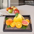 thumbnail image 2 of Bandeja de servir de madera plato para juego de té frutas caramelos comida decoración del hogar (s), 2 of 8