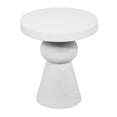 thumbnail image 4 of Lupita White Side Table, 4 of 6