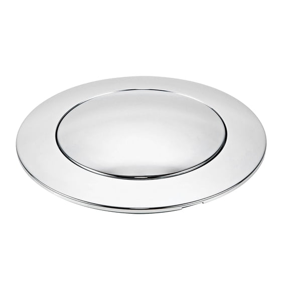 JEGS Chrome-Plated Billet Aluminum Horn Button 3-1/4" Inside Diameter