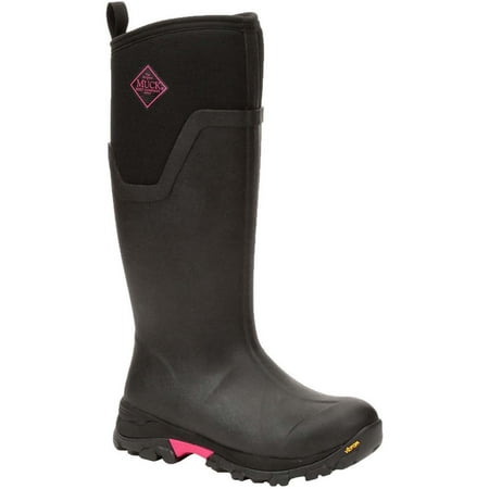 

Muck Women s Arctic Ice Tall AGAT Black/Hot Pink