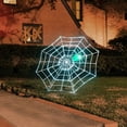 thumbnail image 5 of Mr. Halloween 4-Foot Outdoor Animated Spider Web, 5 of 9