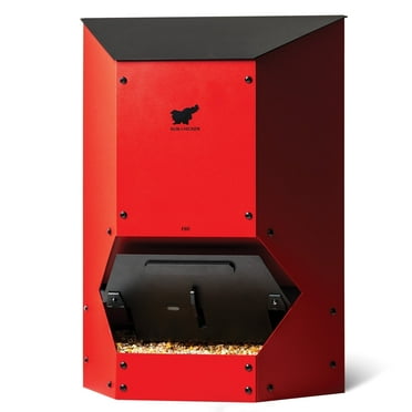 RUN-CHICKEN Feeder F80 (Red) Automatic Chicken Feeder