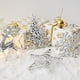 thumbnail image 4 of colgante de bailarina de ángel con purpurina dorada y plateada para árbol de Navidad, adornos navideños para el hogar, colgante, 4 of 5