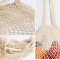 thumbnail image 6 of Portable Reusable Washable Cotton Mesh Bags woven Grocery Bags for Fruits and Vegetables Foldable Mesh Bag for Supermarket, 6 of 10