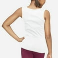 thumbnail image 3 of White Big Kid Ribbed Tank, 3 of 3