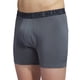 thumbnail image 3 of Calzoncillos tipo bóxer adidas de algodón elástico para hombre, color negro, paquete de 4, 3 of 7
