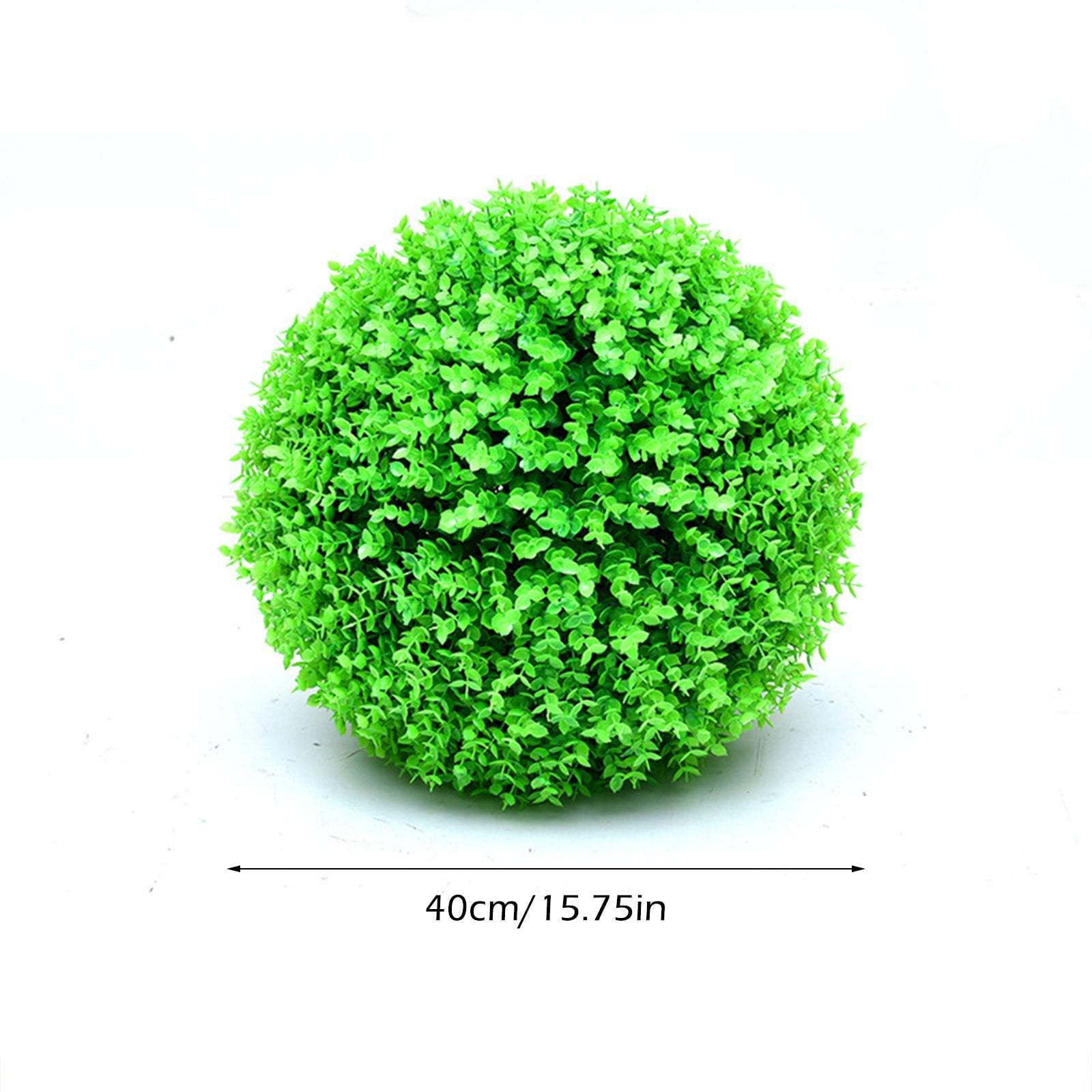 Clearance! Binkne Simulation Plant Grass Ball Eucalyptus (Outer Diameter 40Cm); Artificial Flowers; Simulation Artificial Plant Topiary Faux Decorative for Garden Backyard Balcony and Home Décor