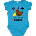 thumbnail image 3 of Inktastic Just a Girl Who Loves Chickens Girls Baby Bodysuit, 3 of 5