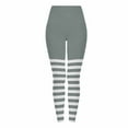 thumbnail image 2 of Uaswgudfs Slim-Fit Women's Yoga Leggings with Cuffed Leg Design, Stretchy Spandex Blend Fabric for Comfortable Support Gray 3XL, 2 of 9