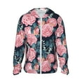 thumbnail image 2 of Lsque Rose Flowers UPF 50+ Lightweight Sun Protection Men's Women's Long Sleeve Shirt, Hoodie Performance -Large, 2 of 9