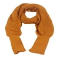 thumbnail image 2 of Women Winter Warm Solid Color Knitted Sweater Scarf Shawl, 2 of 5