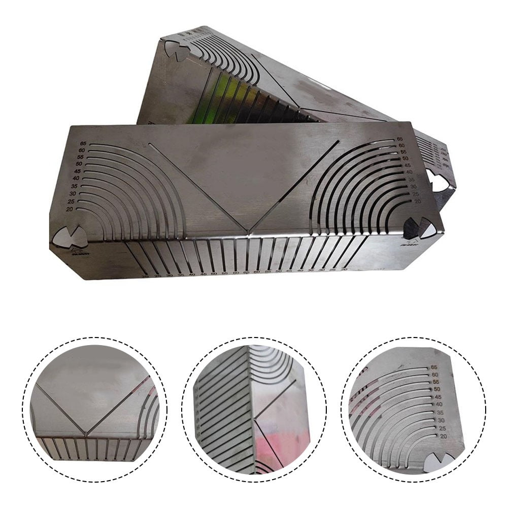 Multifunctional Square Tube Rounded Corner Drawing Tool And Multi-Drawing Ruler Fangkenuo