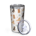 thumbnail image 2 of Dog Love Rainbow 10oz Tumblers Stainless Steel Tumbler with Lid and Straw,Vacuum Insulated Double Wall Travel Tumbler Cups with Cleaning Brush for Coffee, Tea, 2 of 4
