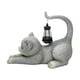 thumbnail image 1 of Luz solar de gato para exteriores, estatua de resina con luz solar, regalo, escultura moderna, adorno para patio, césped, patio, 1 of 9