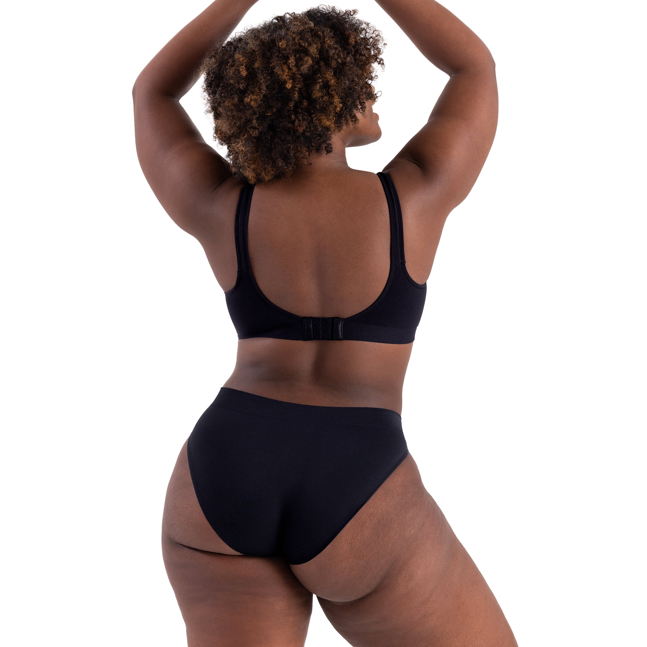 Truekind Comfort 3-Pack Ultra-Soft Brief – Seamless Full- Coverage Women's Panty, Buttery-Soft Second-Skin Feel, Sizes S to 4XL